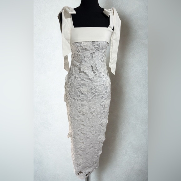 lace puff dress Colors 3347 Short Ruffle Sequin lace Dress Homecoming Formal Puff Sleeve Formal Gown 14 / Off White main image 0